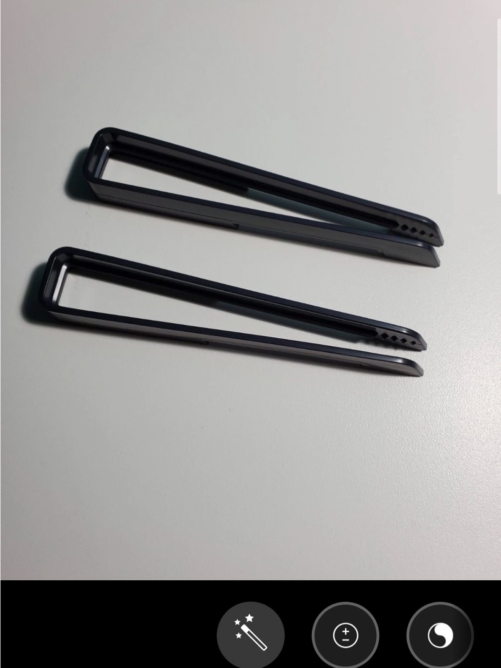 Tupperware Black Toaster Tongs Set of 2 NEW Kitchen Gadget